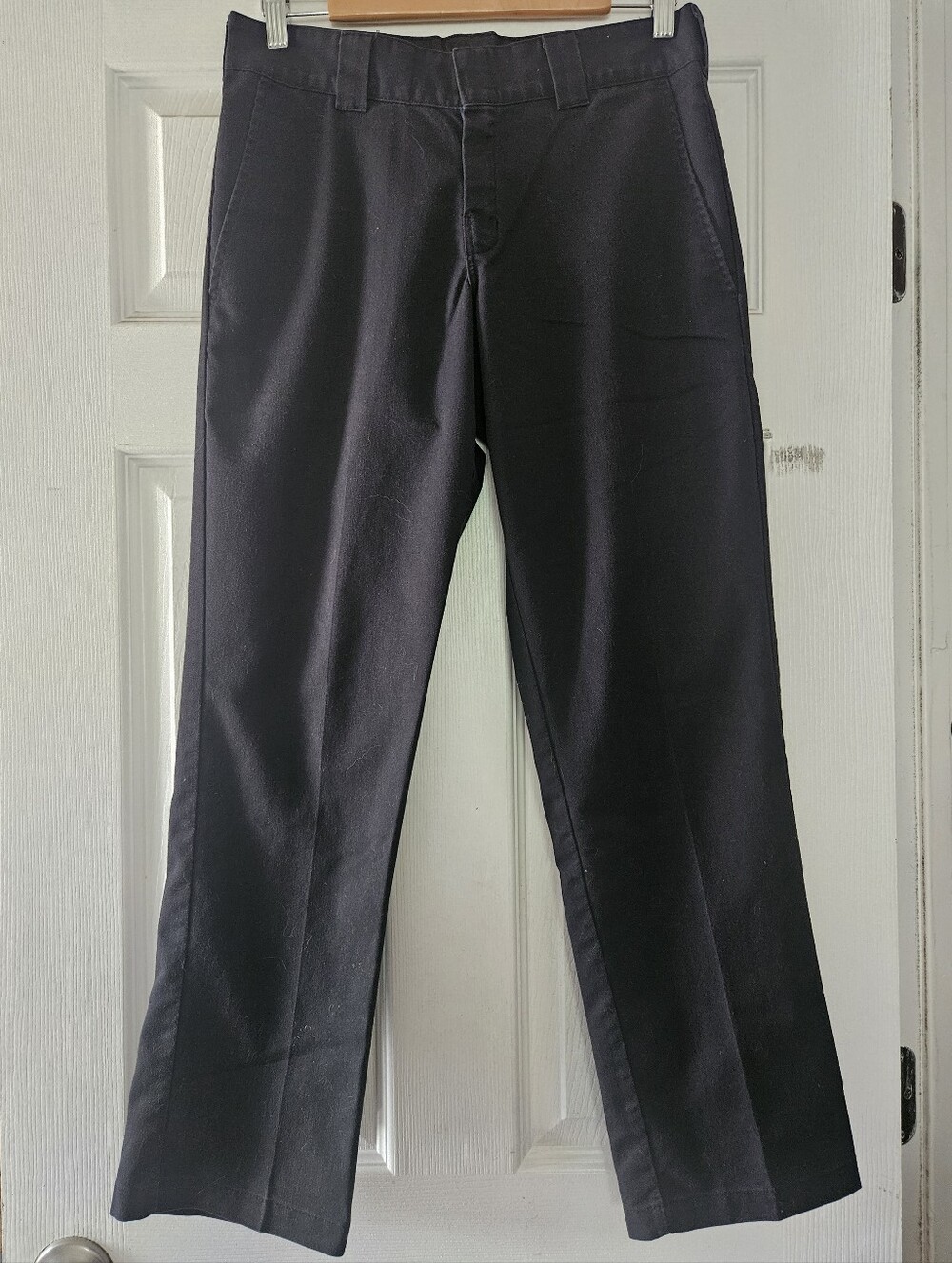 Dickies Flex Black Tapered Slim Leg Pants for Men